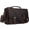 Tiding Vintage Style Real leather Camera Messenger Dslr Bag Camera Shoulder Bag
