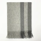 Wholesale Brand Winter Scarf Men Warm Soft Tassel Cachecol Plaid Woven Scarves