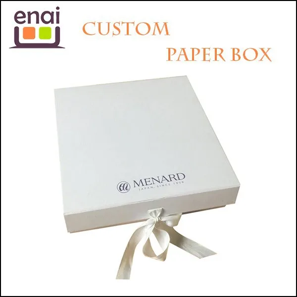 cheap empty gift wrap promo paper box for cosmetic with low