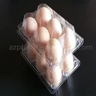 clear disposable cheap clamshell 6 holes blister packaging plastic packaging Eggs Trays