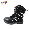 lightweight protective in emergency fire boots with reflective strap