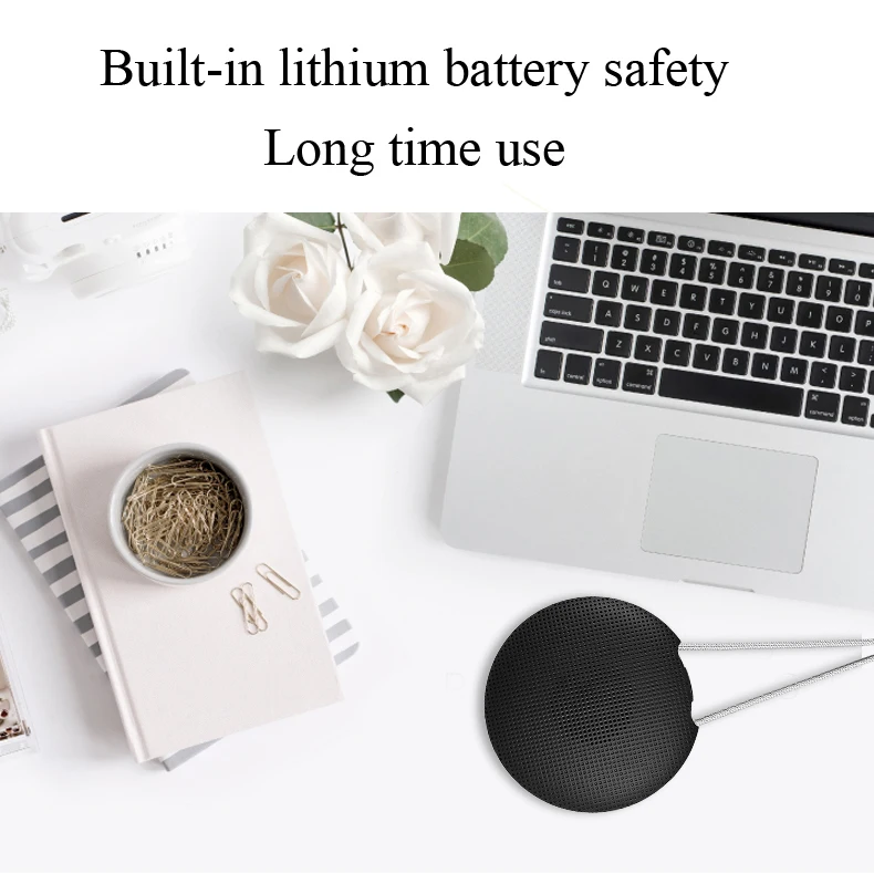 Factory Price F5 Round Mini BT5.0 Bluetooth Speaker Bass With Handsfree Wireless Portable Bluetooth Speaker - ANKUX.COM