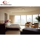 Factory wholesale hotel apartment bed room furniture China, hotel guest room supplies