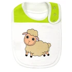 100% cotton colorful printed baby drool bibs