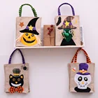 Wholesale Monogram Personalized Halloween Pumpkin Gift Bag