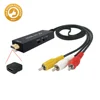 RCA CVBS 3 RCA Composite Video AV to HDMI Converter for TV / Video Recorder / VHS / VCR / DVD / Blu-Ray Player Color GAIA VISION