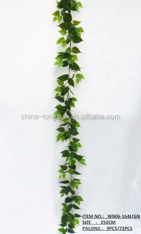 lsd-201612122544 artificial willow leaf hanging plant for wreath