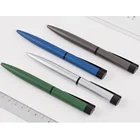 High quality best writing gift matte metal twist ballpoint pen with personalised logo printing
