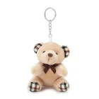 Custom plush stuffed cheap teddy bear keychain