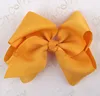 100% polyester printed high quality yellow stain ribbon bows
