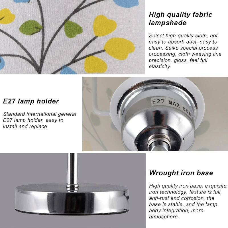 zhongshan indoor desk light modern metal luxuryl hotel chrome table lamp