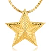 Good Quality Trend Five-pointed Star Pendant Male Personality Punk Style Pentagram Necklace