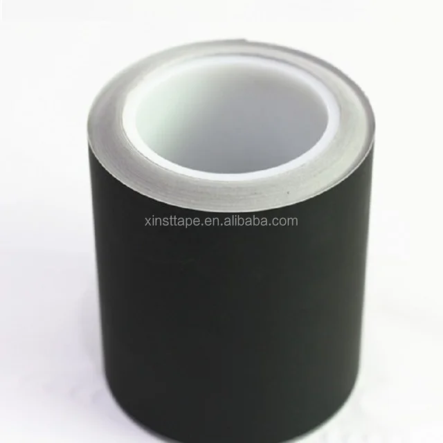 glossyblack,blackpink glossy black polyester self adhesive tape car sticker film for