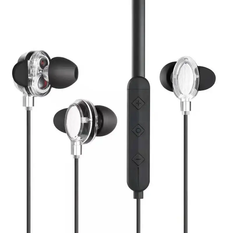 FITHEM KS008D bluetooth double drivers dual coil mini wireless bluetooth earphone earbuds - ANKUX.COM