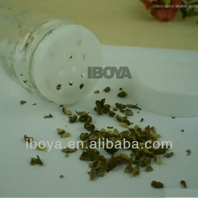 gift packing spice shaker glass bottle