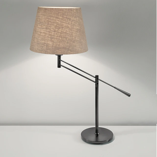 new product hotel beside e27 black swing arm table lamp