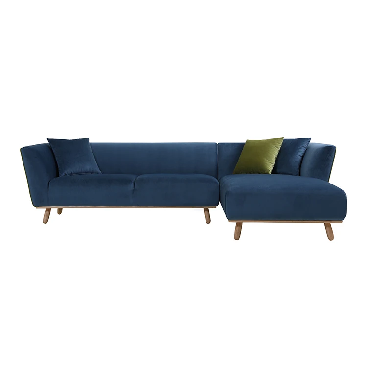 Big Modern Grey L Shape Sectional Couch Modular Fabric Corner