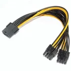 PSU Power Supply Cables PCI Express Dual PCI e 8pin 6+2pin BTC Mining Graphics Card Modular