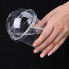 dome PET lid for all size of plastic PET PP cup
