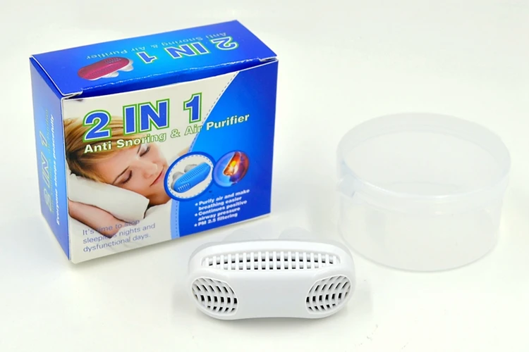 Portable Micro-CPAP Air Purifier Anti Snore Apparatus Airing Snoring
