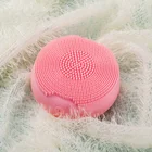 Soft Silicone Handheld Facial Cleansing Brush,Mild Anti-Slip Face Exfoliating and Massage Scrubber