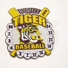 promotional high quality metal cheap custom colorful soft enamel baseball pin badge