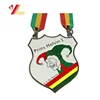 Wholesale custom design 3d embossed award customized running sport medals with lanyard and rope