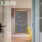 Magwall light gray double-layer wood grain border blackboard children's room decoration magnetic soft chalk board