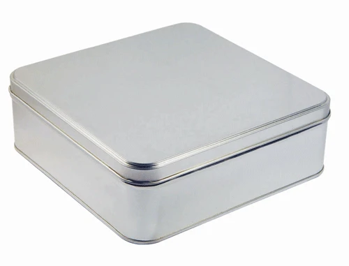 custom tin box printing logo caddy tinplate packing container