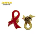 High quality cheap metal enamel pin badge custom with butterfly clasp clip