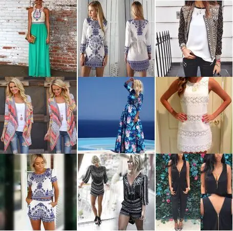 onen 2017 sleeveless printed summer women dresses