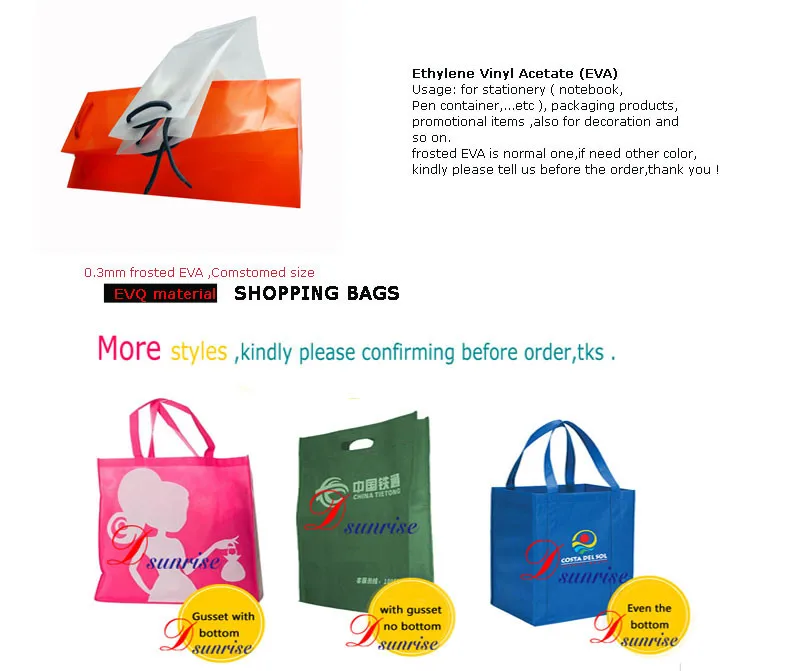 pp reusable vinyl tote shopping bag with strip printing