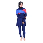 2017 Muslim Modest Usa Full Cover Islamic women Swimwear
