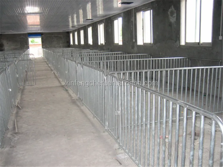 galvanized pig fence