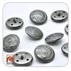 china supplier anti-silver flower metal brass button,uniform button for army,metal jacket button