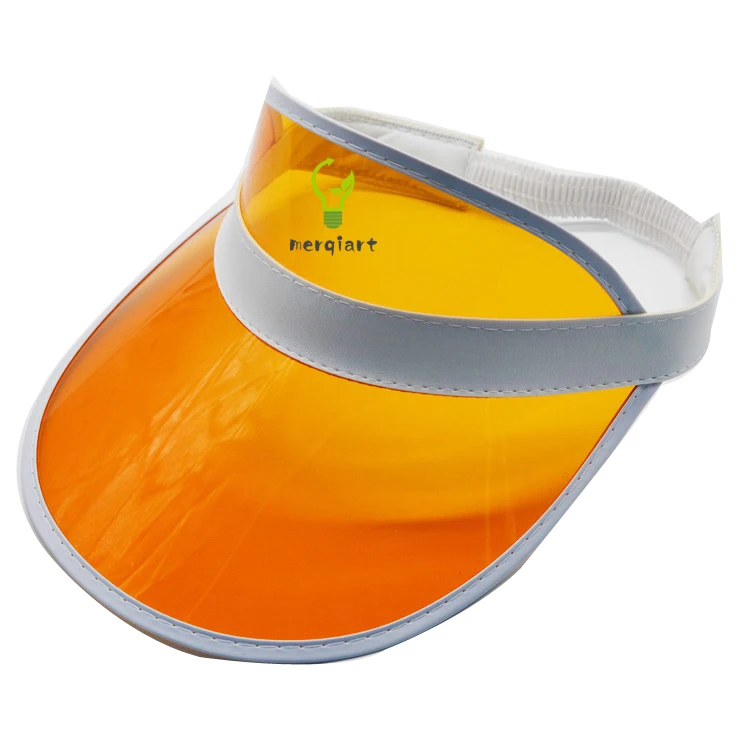 orange golf visor