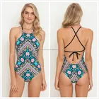 Top Quality Professional Sport Swimwear Woman 2016/Printed Bikini