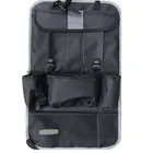 black polyester ipad multi-pockets mesh car organizer backseat