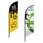cheap wholesale custom polyester beach flag banner printing swooper