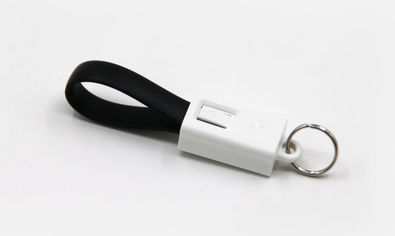 Multi-colors 2 in 1 USB magnetic charging cable with keyring for gift promotion - ANKUX.COM