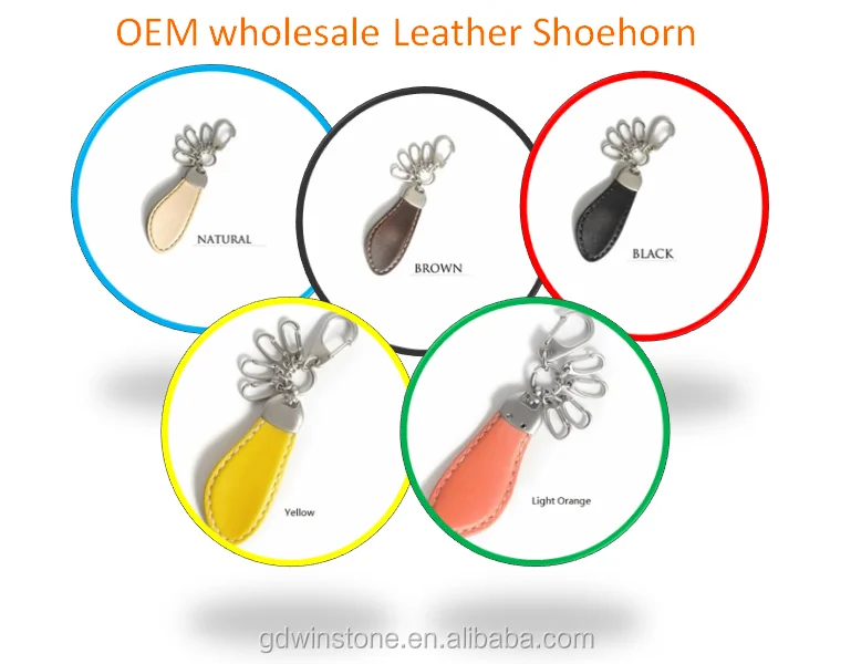 oem wholesale leather shoehorn