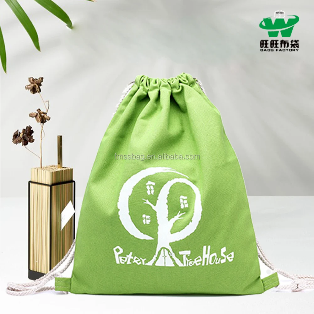 hot recycled custom printed cotton canvas gift bag promotion