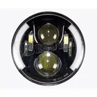Led付車のためのヘッドライト角目のオフロードledライトドット承認7" ledのヘッドライトのバイクのためのジープラングラー