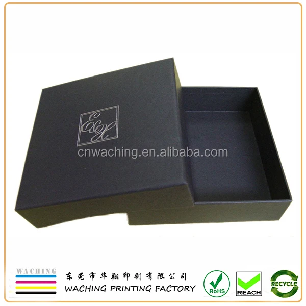 accept custom order and cardboard black paper gift box material