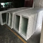Interior French Style Windows Plastic PVC Shutter Window Plantation Window
