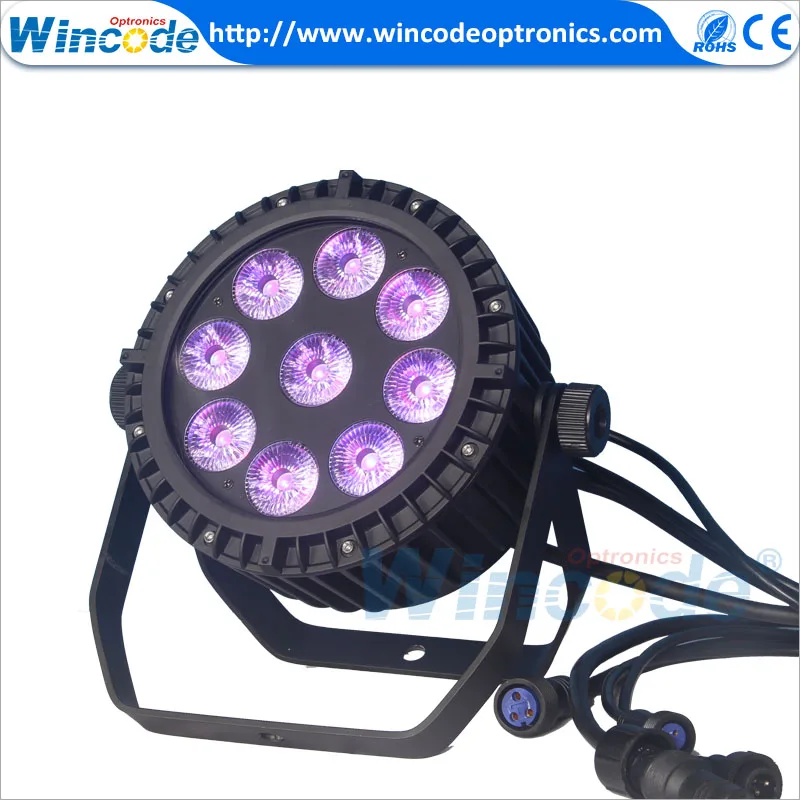 Ip65 Outdoor Led Par 18*18w Disco Stage Light Rgbwa Uv High Quality