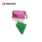 Personalized brand name cell phone pouch bag with double drawstring