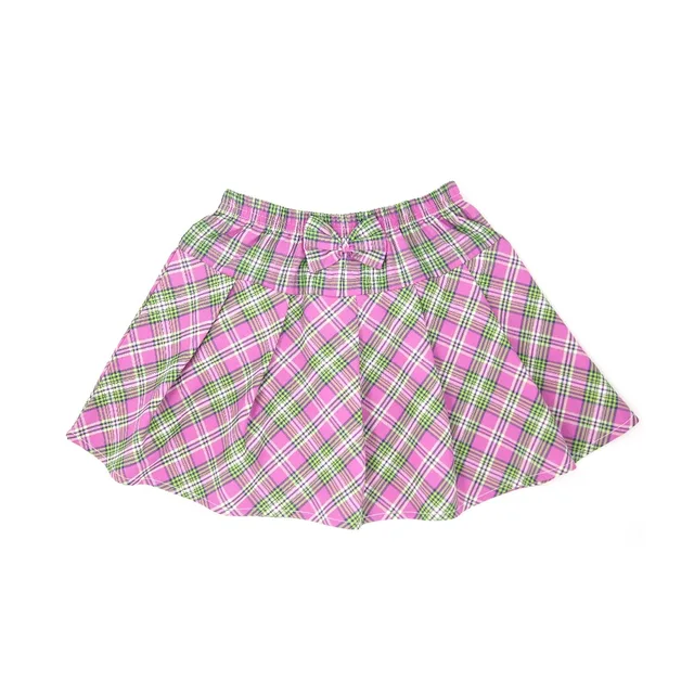 pink plaid skirt pictures