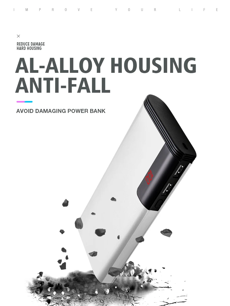 new arrived big capacity power banks 10000mah super slim power banks for iphone - ANKUX.COM