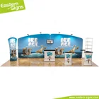 Custom design aluminum display pop up easily carry exhibition booth design services providers